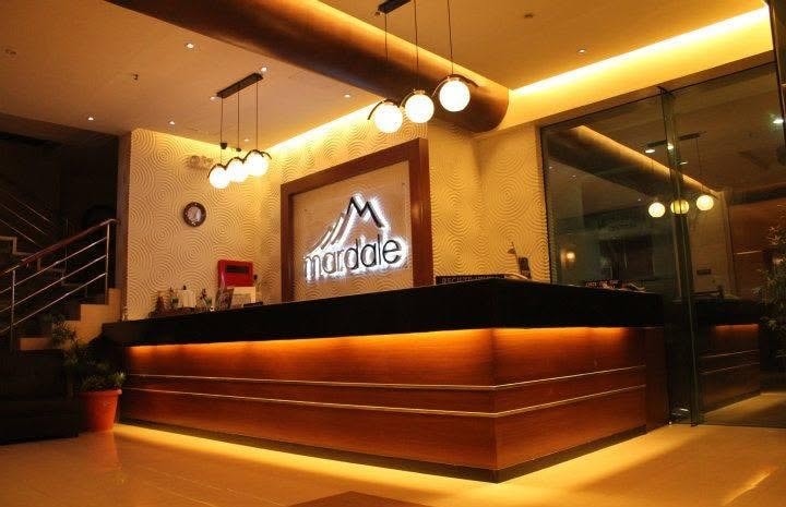 The front desk at Mardale Hotel & Convention Center, Pagadian City